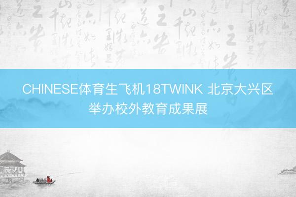 CHINESE体育生飞机18TWINK 北京大兴区举办校外教育成果展