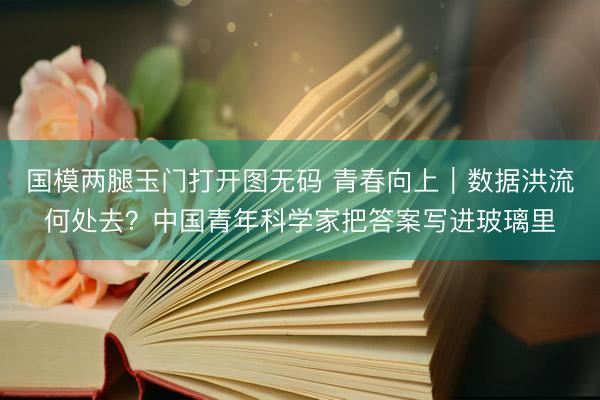 国模两腿玉门打开图无码 青春向上｜数据洪流何处去？中国青年科学家把答案写进玻璃里