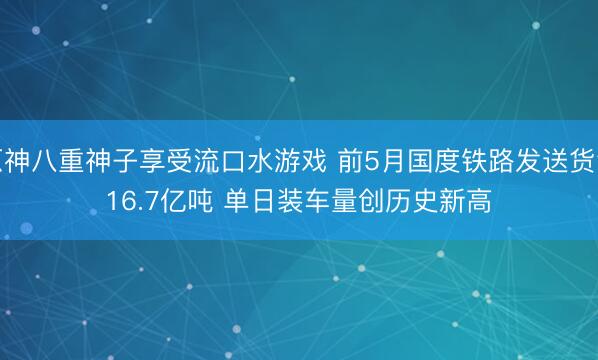 原神八重神子享受流口水游戏 前5月国度铁路发送货色16.7亿吨 单日装车量创历史新高