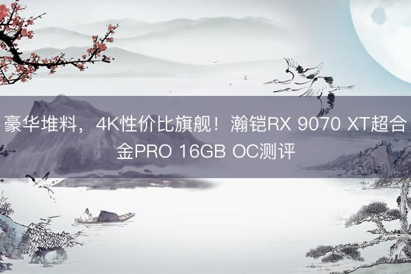 豪华堆料，4K性价比旗舰！瀚铠RX 9070 XT超合金PRO 16GB OC测评